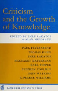 Image of Criticism and the Growth of Knowledge