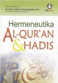 Image of hermeneutika al qur'an dan hadits