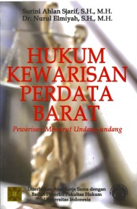 Image of Hukum Kewarisan Perdata Barat : Pewarisan Menurut Undang-Undang