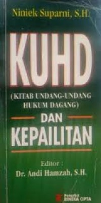 Image of KUHD (Kitab Undang-Undang Hukum Dagang) dan Kepailitan