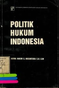 Image of Politik hukum Indonesia