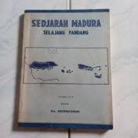 Image of Sedjarah Madura Selajang Pandang